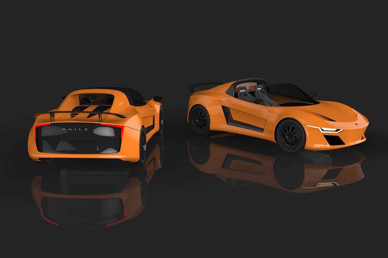 De Deense start-up Agile Automotive heeft een spannende roadster ontworpen met een ultralaag gewicht en zeer sterke motor.