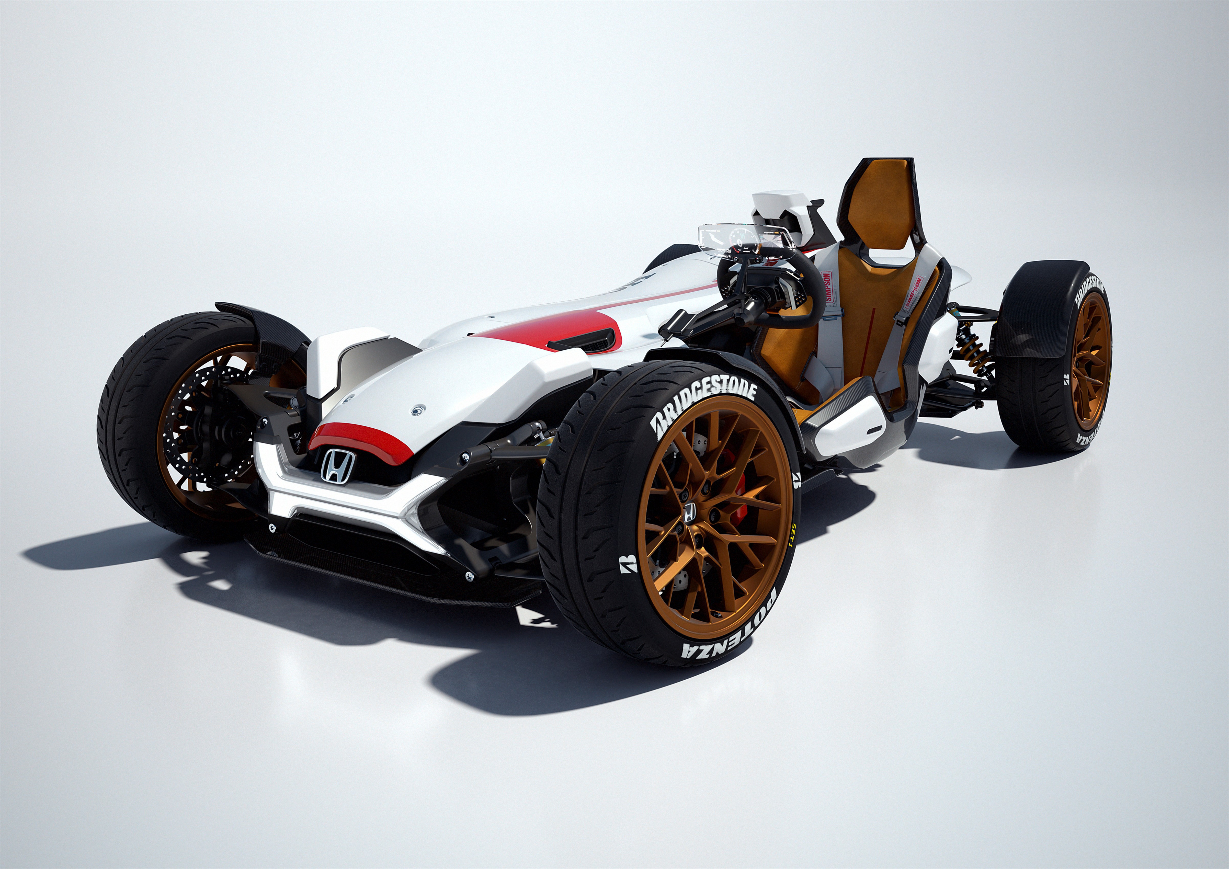 Honda Project 2&4 racer is het eindresultaat van een designwedstrijd, powered by de 999cc grote RC213V racemotor met 215 pk.