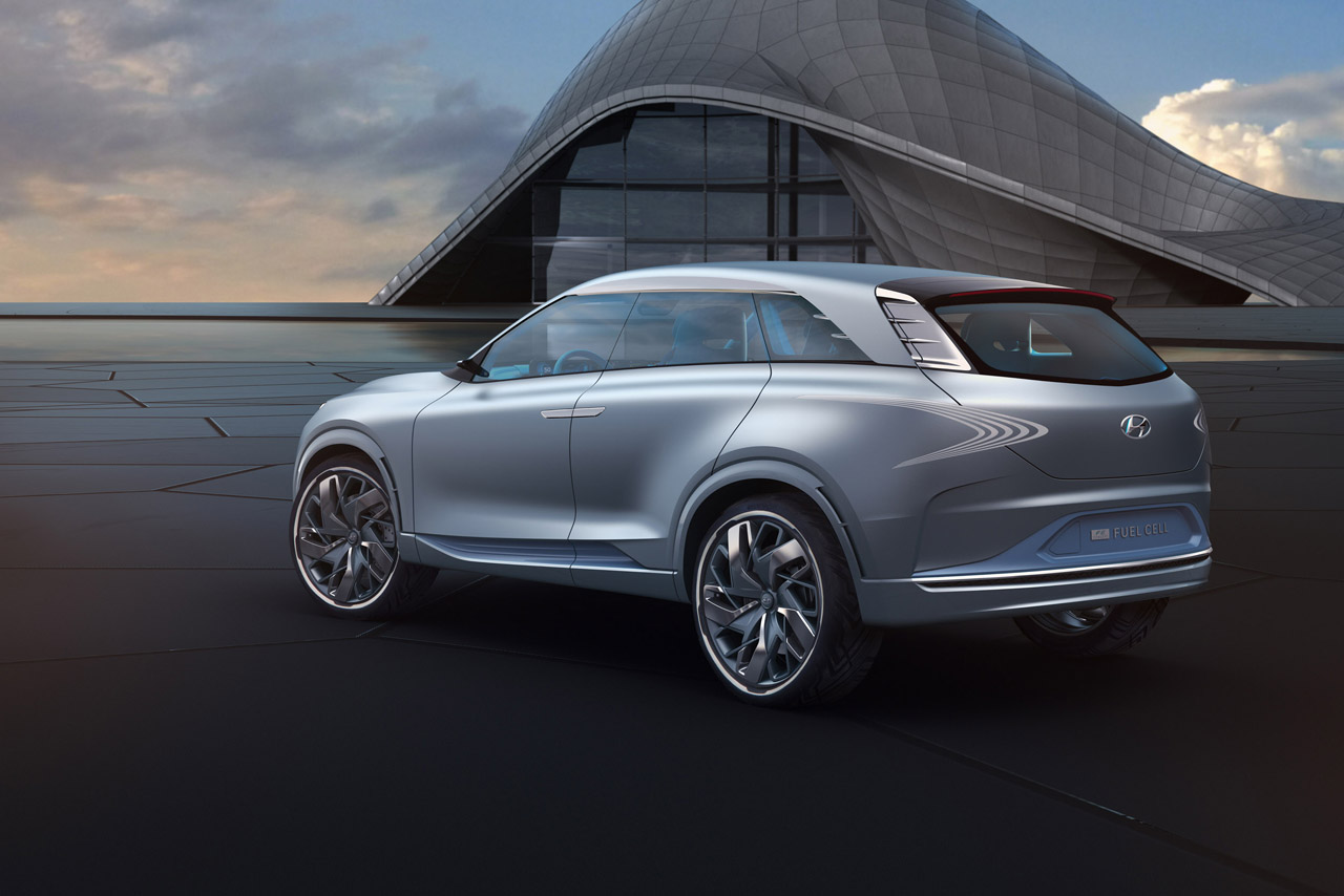 Hyundai laat op 8 en 9 december op het Energy Island congres de FE Fuel Cell concept zien.