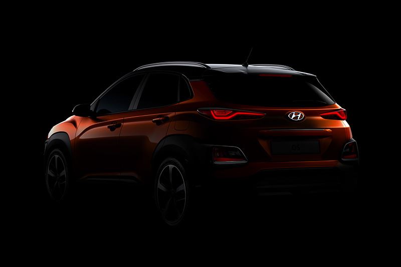 Hyundai laat steeds meer los van de Kona, de B-segment SUV die later die jaar verschijnt.