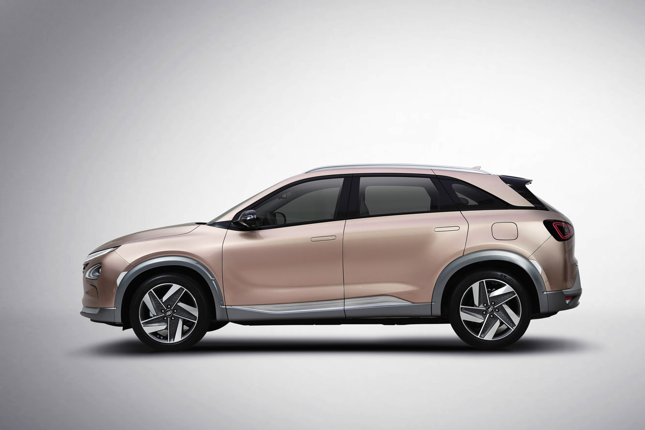 Hyundai geeft zijn nieuwe auto met een brandstofcel op 8 januari een naam.