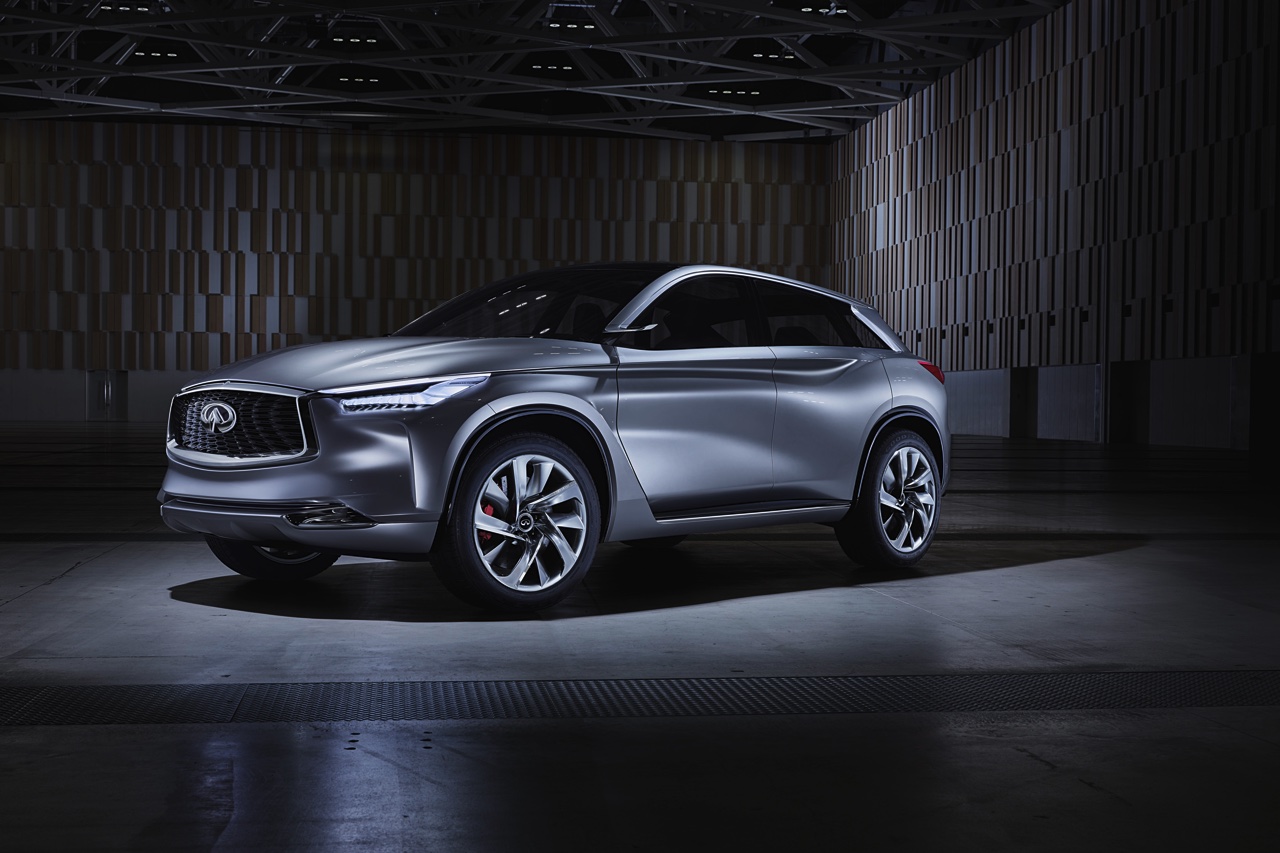 Infiniti presenteert QX Sport Inspiration als voorbode van de QX50, die zijn leven begon als Infiniti EX SUV.