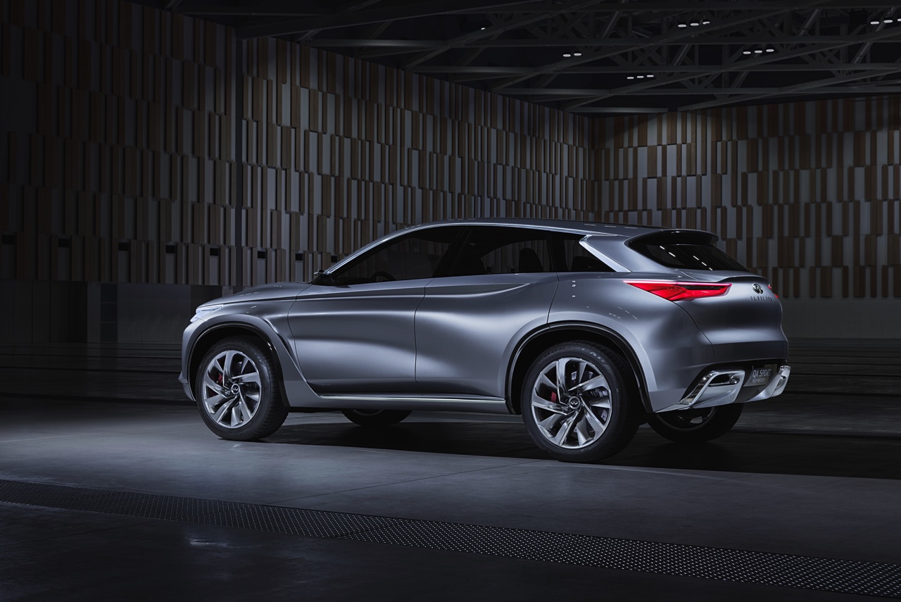 Infiniti presenteert QX Sport Inspiration als voorbode van de QX50, die zijn leven begon als Infiniti EX SUV.