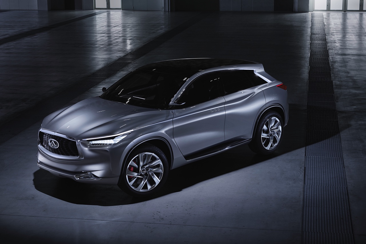 Infiniti presenteert QX Sport Inspiration als voorbode van de QX50, die zijn leven begon als Infiniti EX SUV.