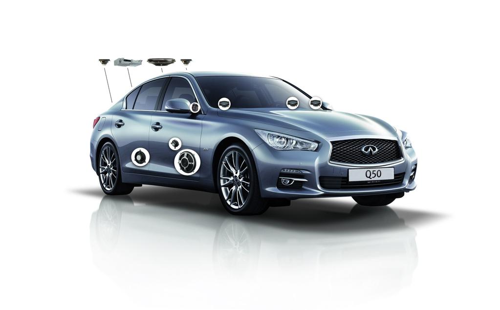 Infiniti Q50 klinkt als de beste als Sound Studio by Bose.