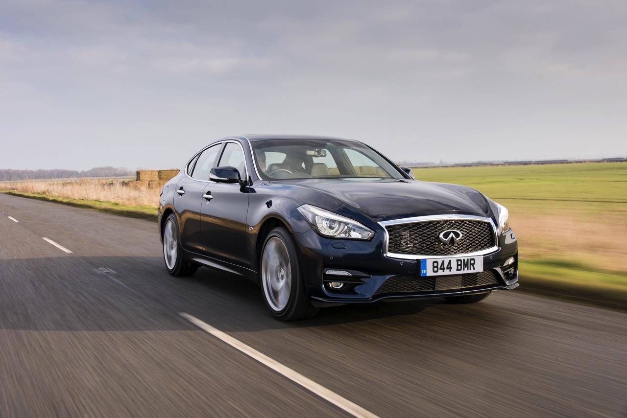 Autotest Infiniti Q70 2.2d diesel geeft carrire Infiniti M een waardig vervolg met veel zuinigere diesel.