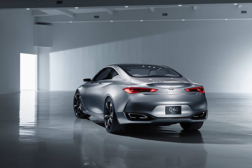 De Infiniti Q60 Concept zou volgende week op de autoshow van Detroit onthuld worden, maar zo lang kon het merk niet wachten. Infiniti laat ons daarom vandaag al de Q60 Concept zien.