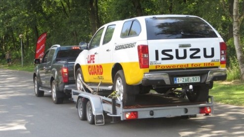 Autotest Isuzu D-Max 2,5 liter turbodiesel in Beekse Bergen