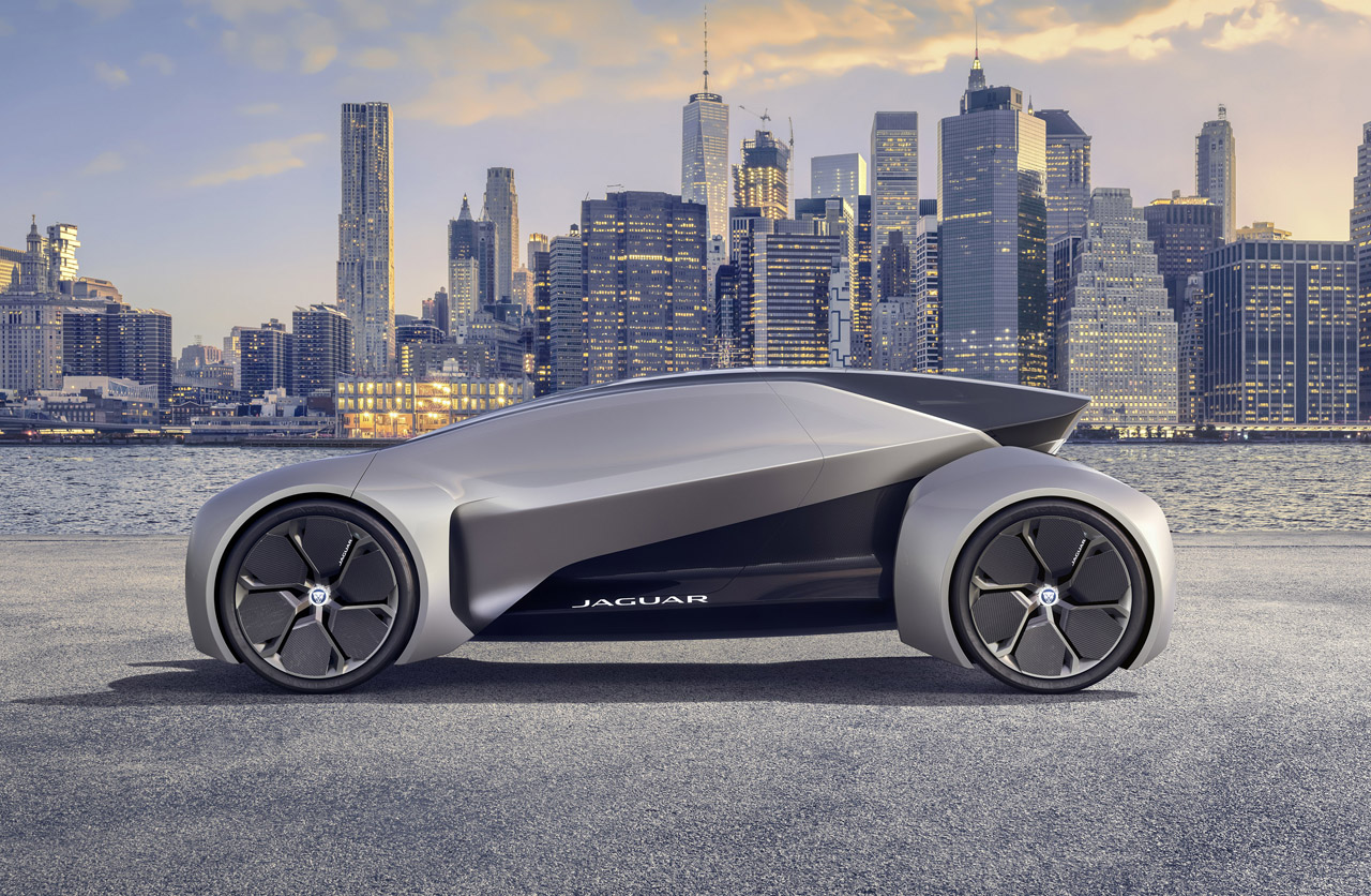 Jaguar lanceert de Future-Type een concept voor 2040.