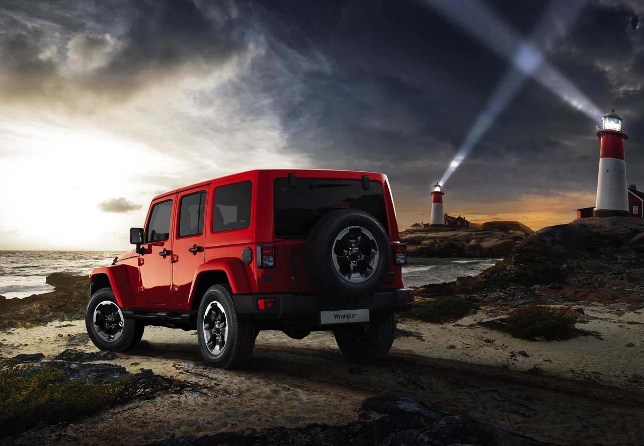 Jeep Wrangler tijdelijk als Wrangler X Edition met speciale uitrusting, verkrijgbaar met 2.8 CRD of 3.6 V6.