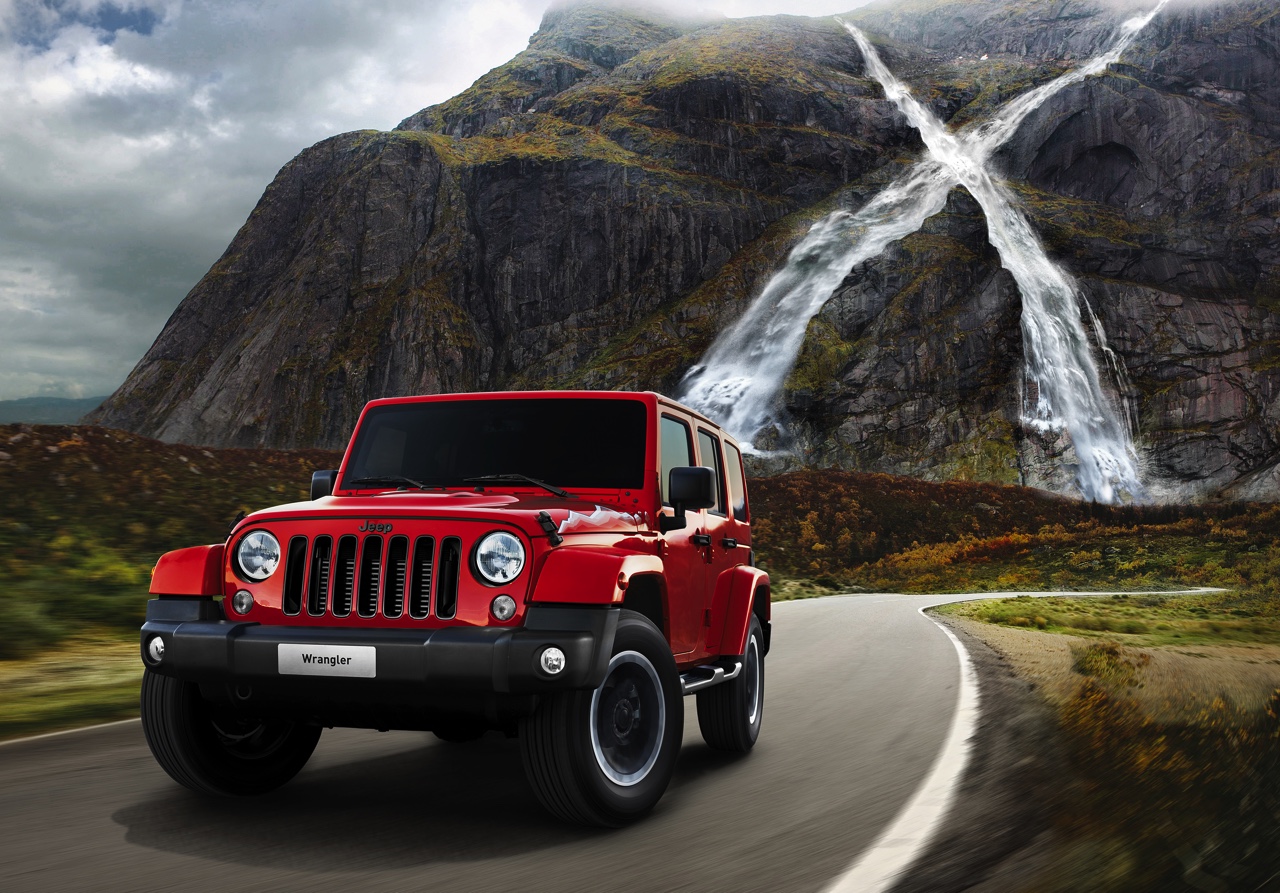 Jeep Wrangler tijdelijk als Wrangler X Edition met speciale uitrusting, verkrijgbaar met 2.8 CRD of 3.6 V6.