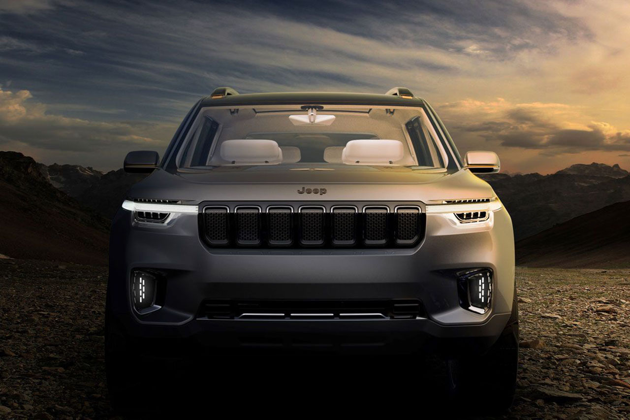 Jeep laat in Shanghai een conceptstudie zien, de Yuntu, die als plug-in hybride in China gebouwd gaat worden.