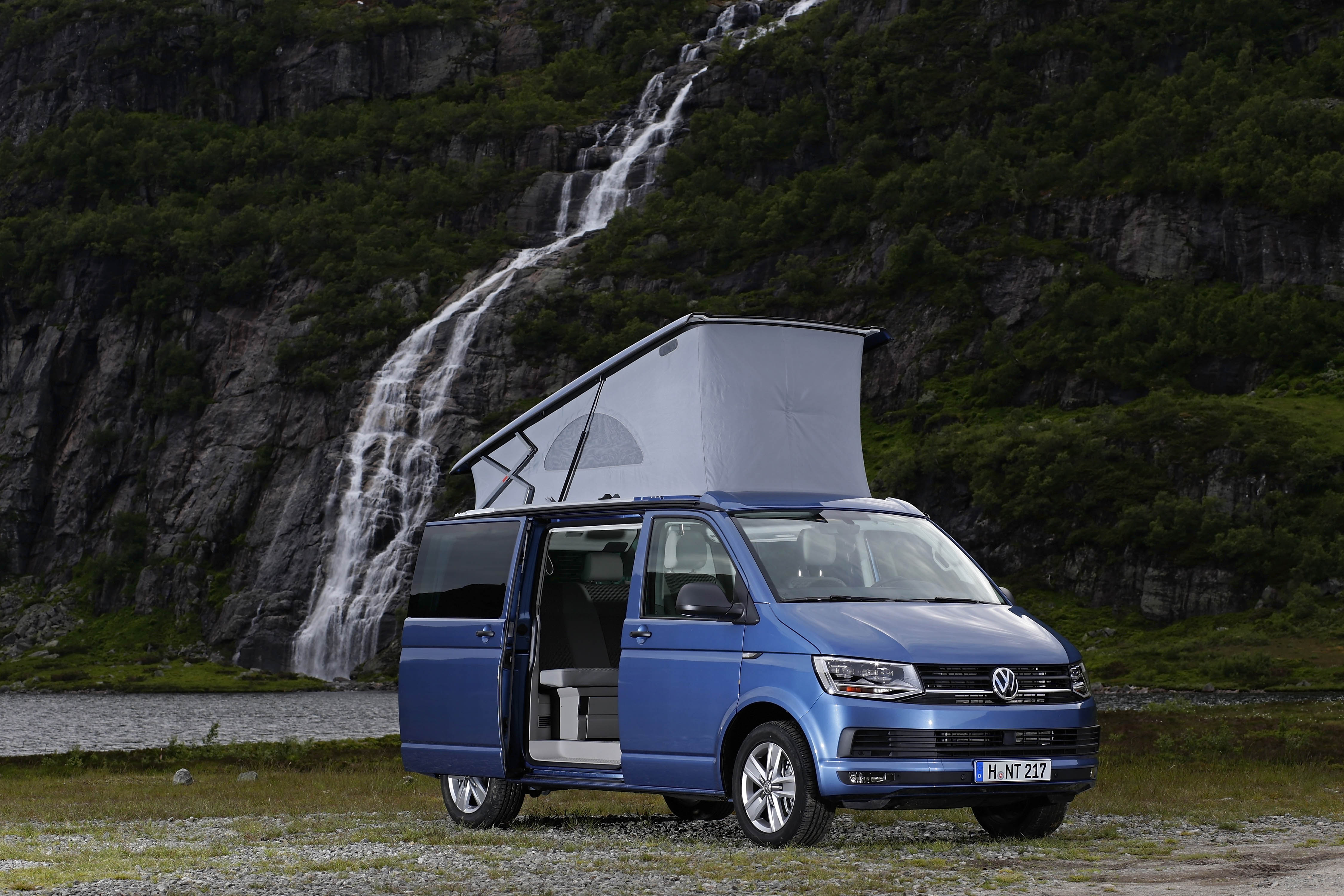 Kamperen met Volkswagen California in drie smaken: Beach, Ocean, Coast.