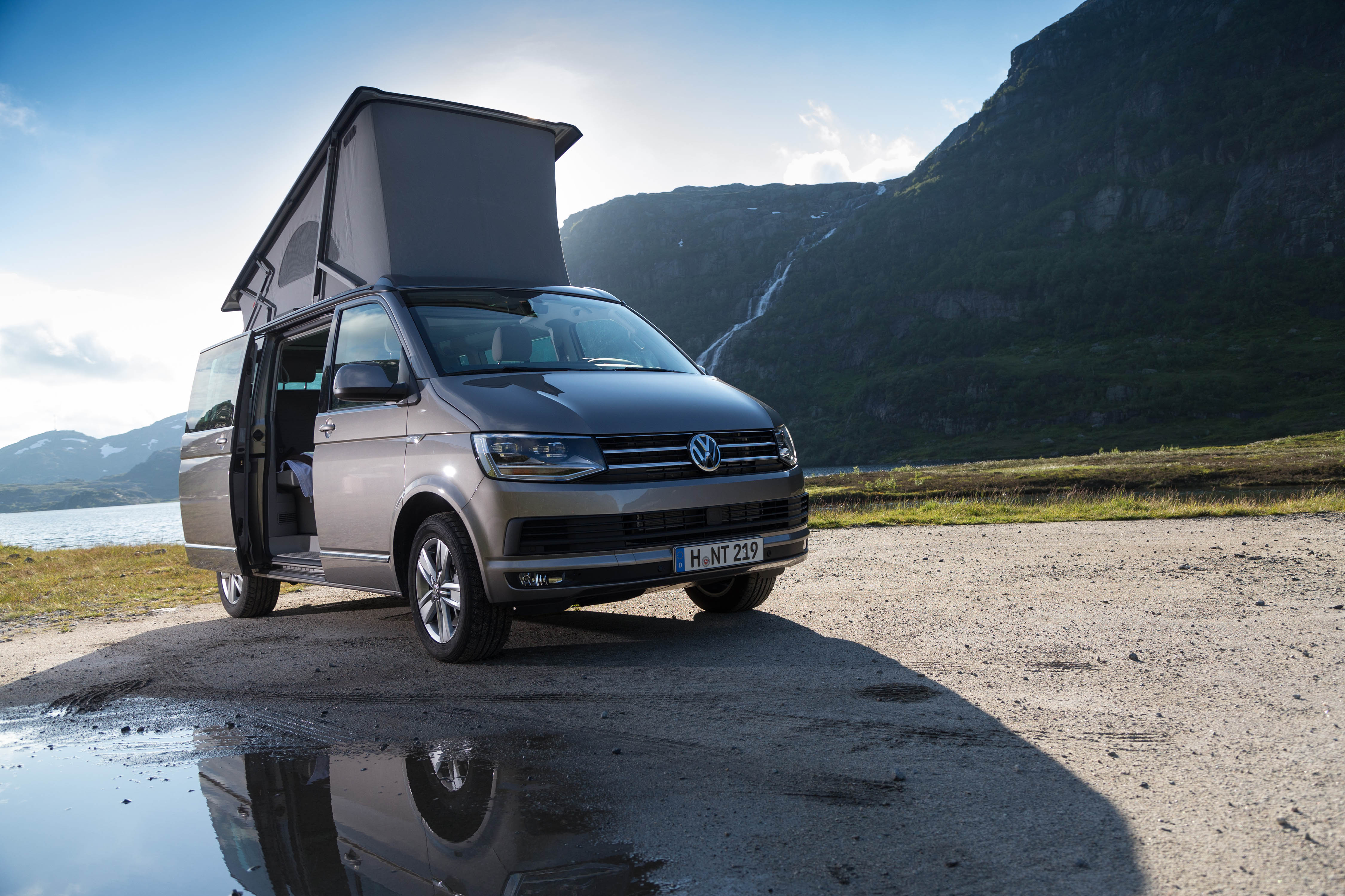 Kamperen met Volkswagen California in drie smaken: Beach, Ocean, Coast.