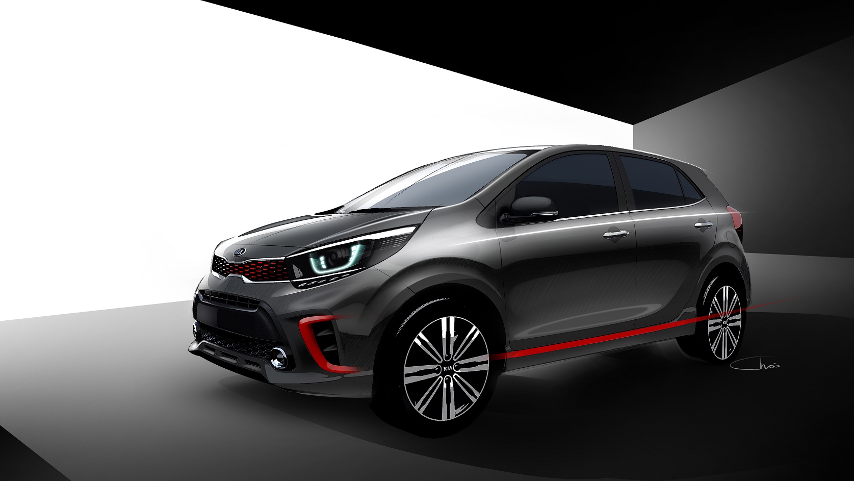 De huidige Kia Picanto loopt tegen zijn eind en daarom presenteert het merk enkele designschetsen die een beeld moeten geven van de nieuwe, derde generatie.