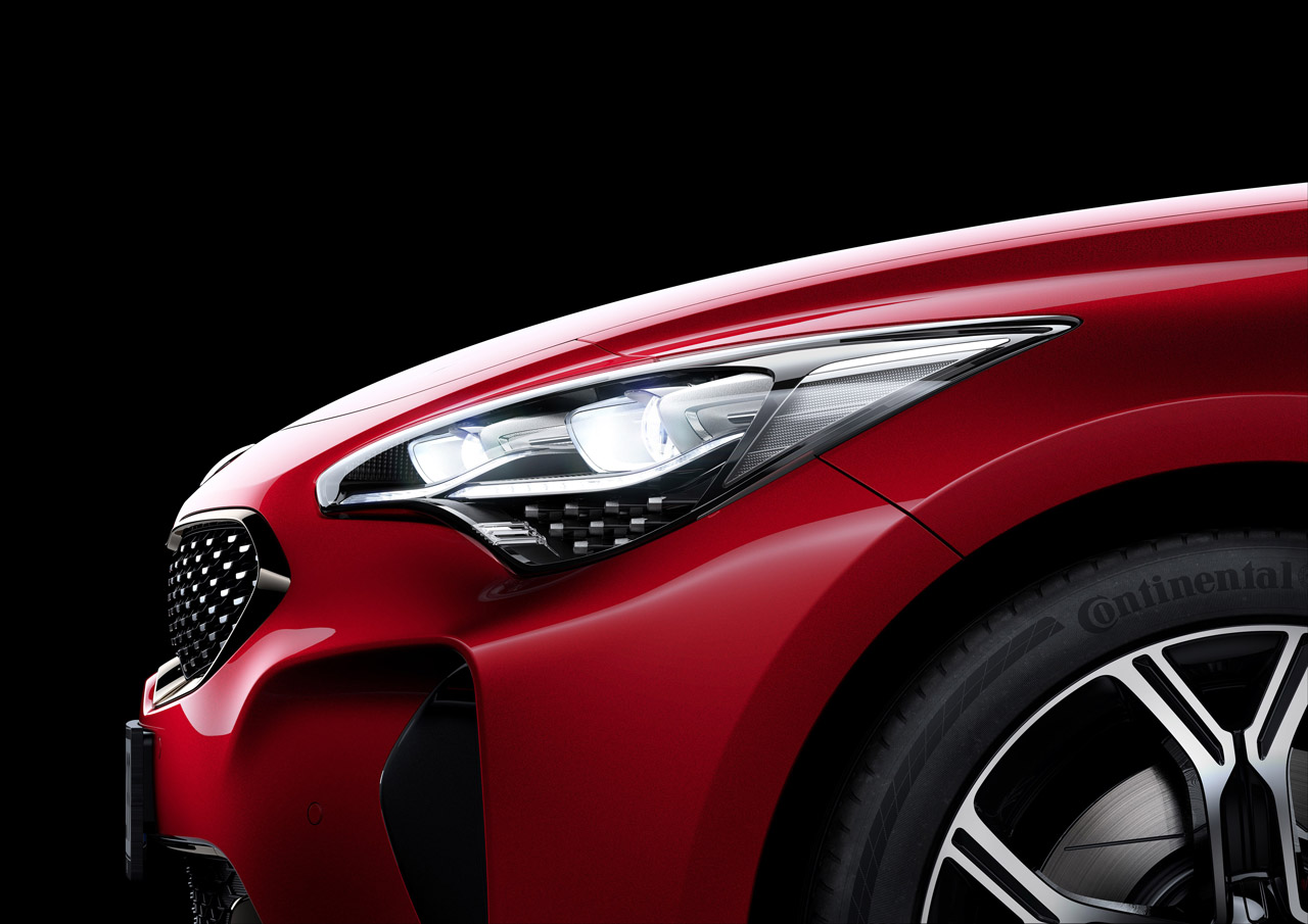 De Kia Stinger komt eind dit jaar Nederland met nog nader te bepalen motoren.