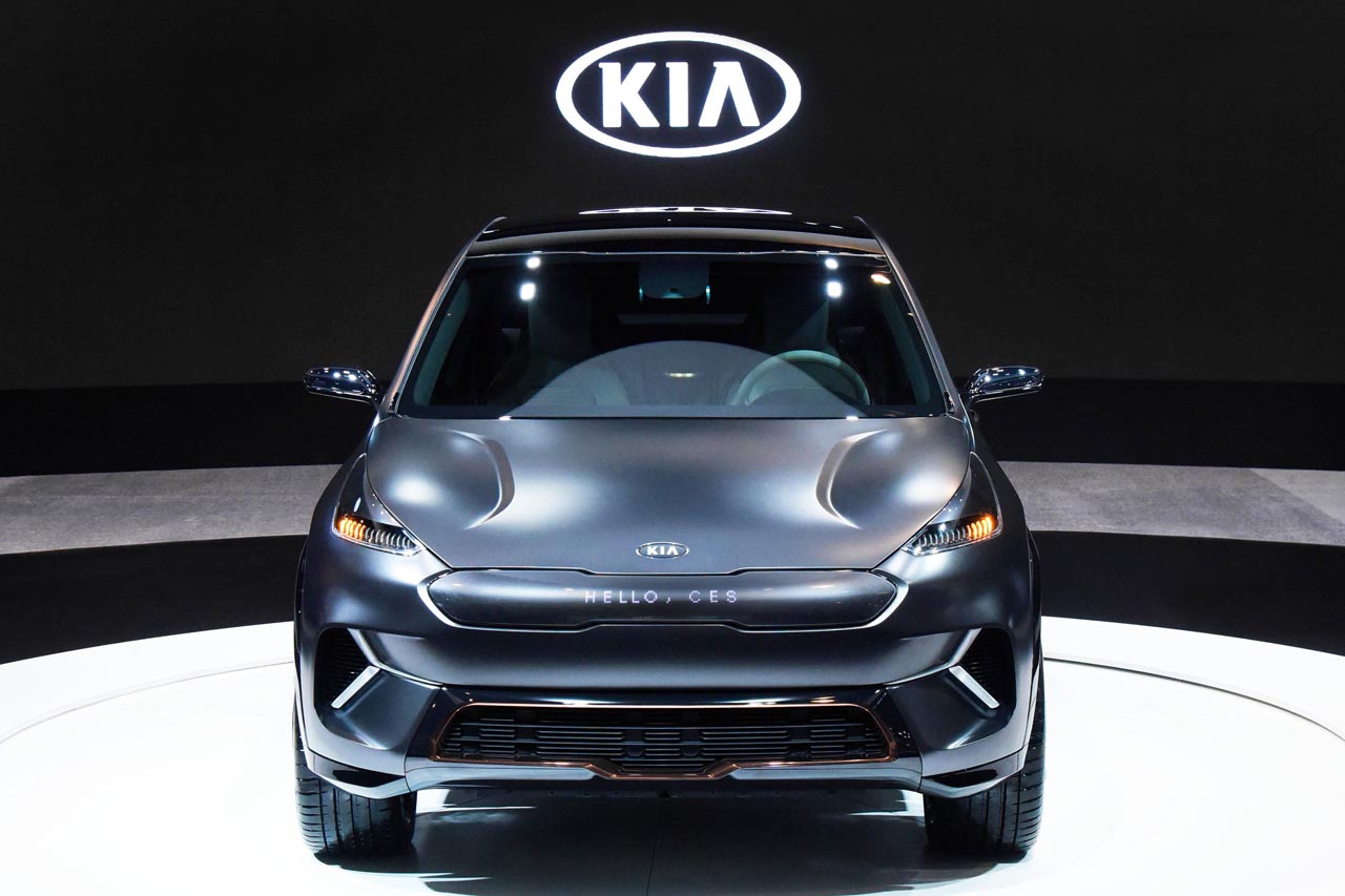 Kia laat een aantal toekomstige ontwikkelingen zien op de CES in Las Vegas, waaronder een Niro EV Concept.