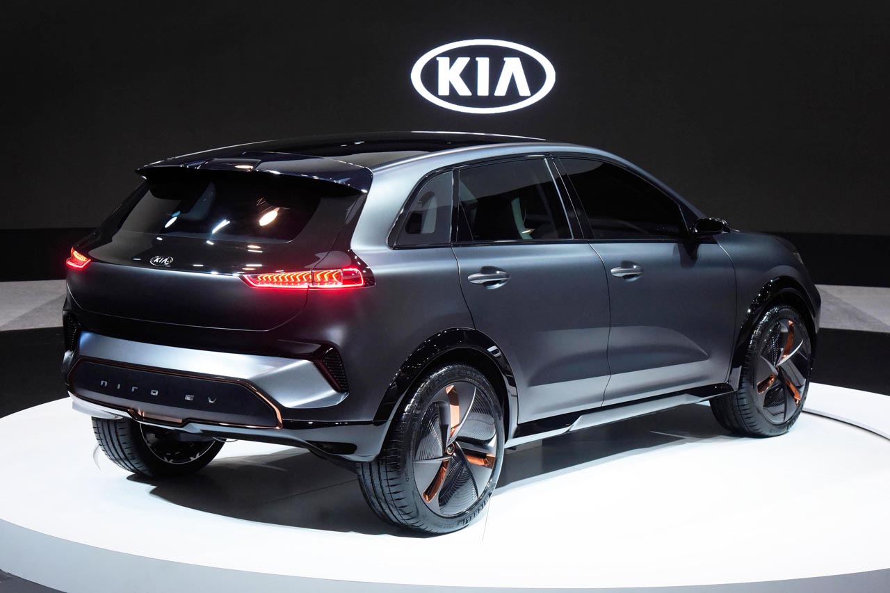 Kia laat een aantal toekomstige ontwikkelingen zien op de CES in Las Vegas, waaronder een Niro EV Concept.