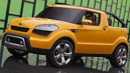 Terwijl de Kia Soul al bijna de dealers binnenrijdt, presenteert Kia op de Detroit Auto Show volgende maand een nieuw studiemodel, dat is gebaseerd op de kersverse Soul. Om de wereld alvast lekker te