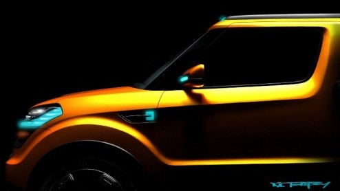 Terwijl de Kia Soul al bijna de dealers binnenrijdt, presenteert Kia op de Detroit Auto Show volgende maand een nieuw studiemodel, dat is gebaseerd op de kersverse Soul. Om de wereld alvast lekker te