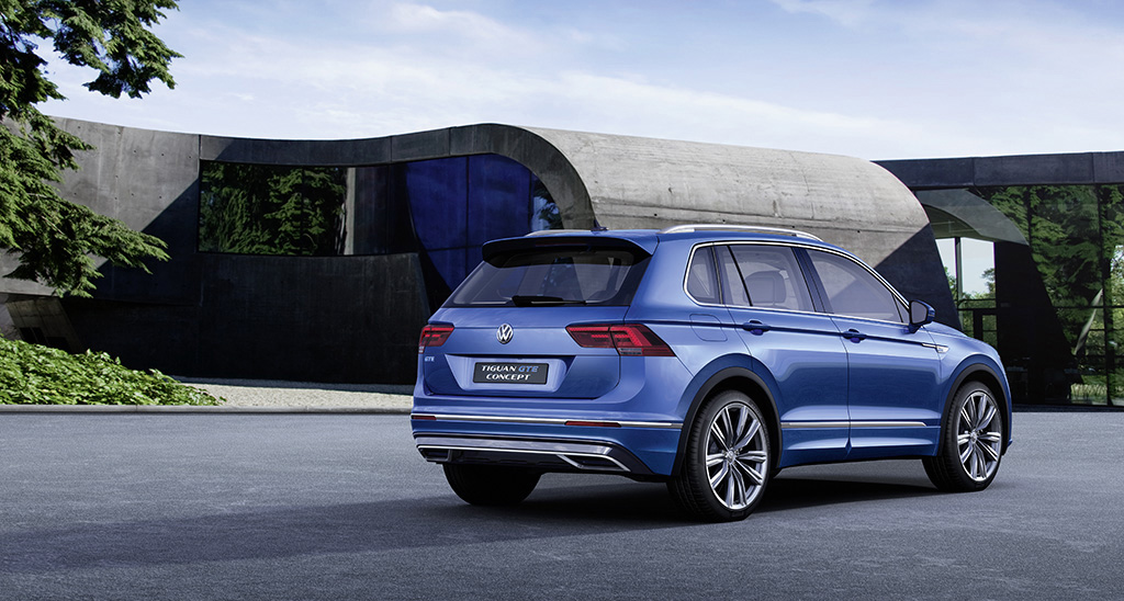 Nieuwe Volkswagen Tiguan klaar voor IAA Frankfurt. De GTE plug-in hybride steelt de show als studiemodel.