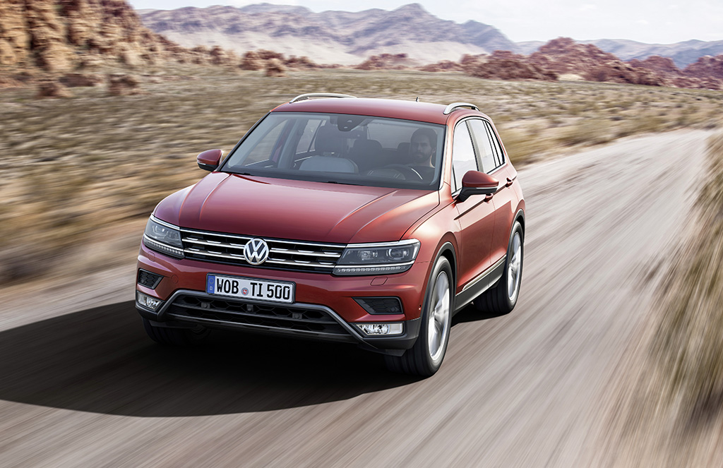 Nieuwe Volkswagen Tiguan klaar voor IAA Frankfurt. De GTE plug-in hybride steelt de show als studiemodel.