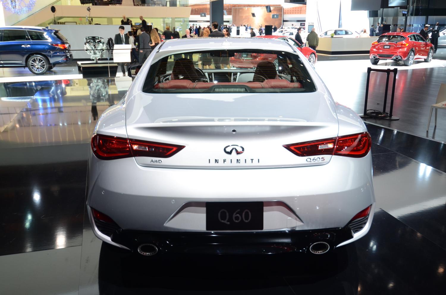Infiniti onthult Q60 sportcoup op de NAIAS Detroit Auto Show. Het is de sportieve opvolger van de G35 en G37 en komt na de zomer in 2016 op de markt.