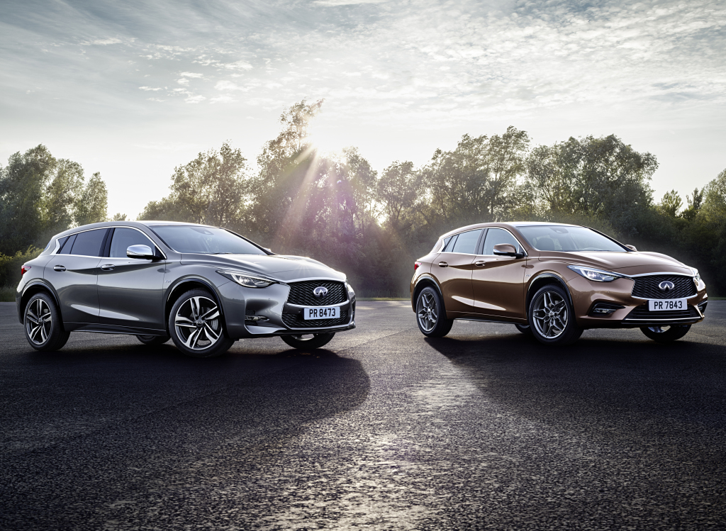 Infiniti introduceert de Q60 en QX30 voor Europa op de Autosalon van Genve. Beide modellen komen alleen met dikke motoren op de markt.