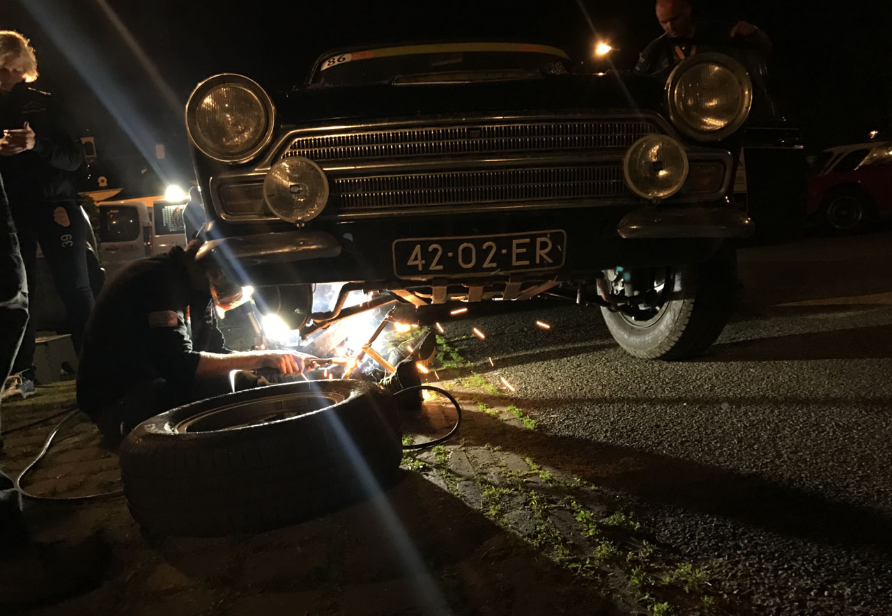 Het venijn zat in de staart van de Tulpenrally 2017.
