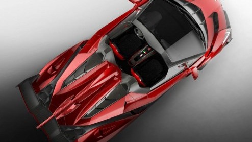 Lamborghini Veneno ook als Roadster. Met 750 pk sterke V12. Supercar!