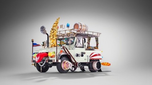 Land Rover Defender by Studio Job is voorbode voor tweede model in 2014, de Evoque Coup by Studio Job.
