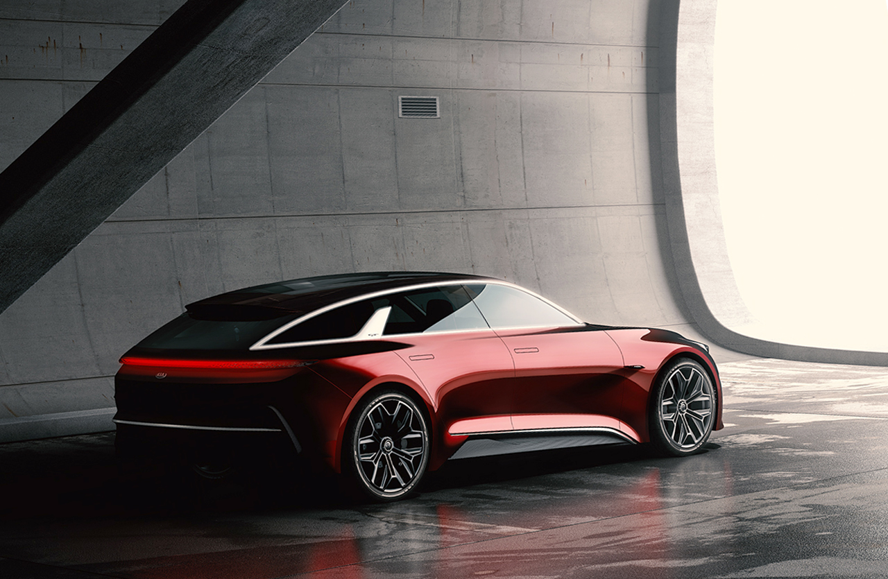 Kia laat op de komende IAA een concept zien van een langgerekte en sportief gelijnde stationwagon.