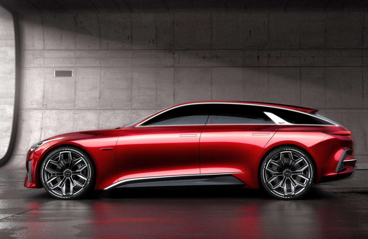 Kia laat op de komende IAA een concept zien van een langgerekte en sportief gelijnde stationwagon.