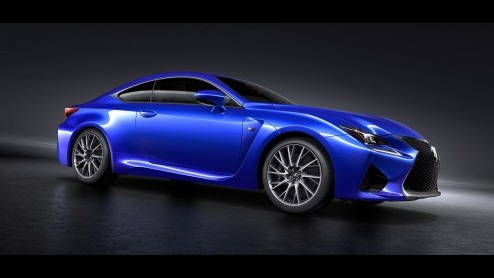 Lexus RC F 5.0 V8 alvast losgeslagen voor Detroit Auto Show 2014.