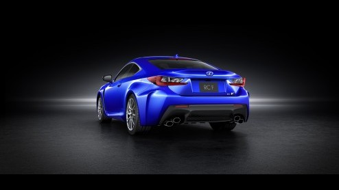 Lexus RC F 5.0 V8 alvast losgeslagen voor Detroit Auto Show 2014.