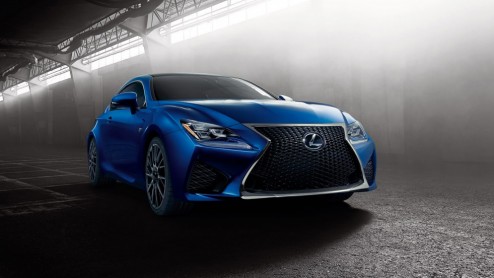 Lexus RC F 5.0 V8 alvast losgeslagen voor Detroit Auto Show 2014.
