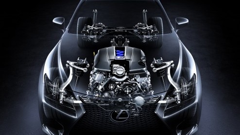 Lexus trekt het doek van de RC F Sportline en RC F GT3 op de Autosalon van Genevr 2014.
