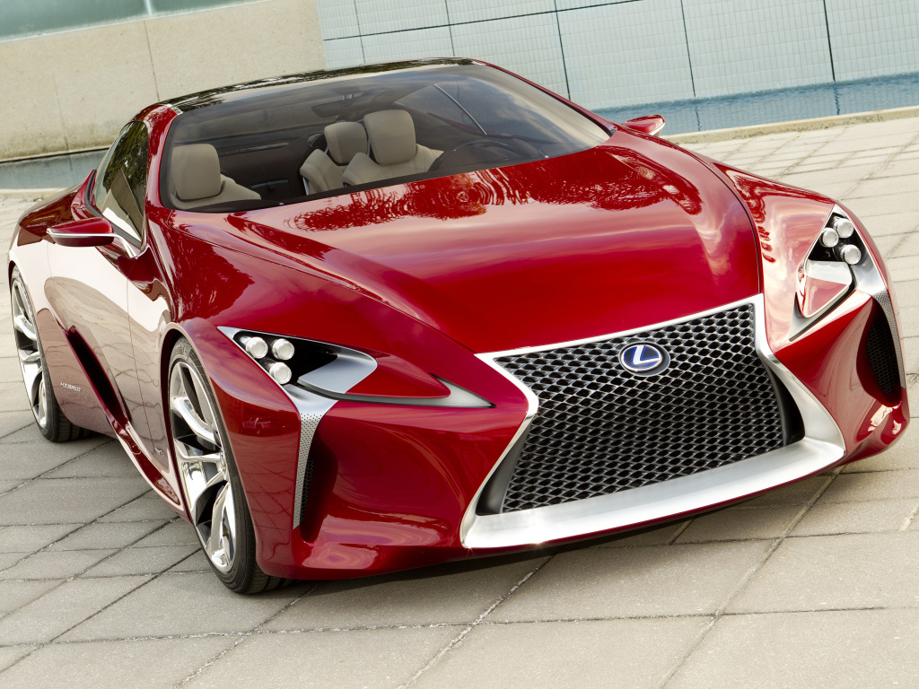 Lexus geeft gas op Detroit Auto Show 2016 met Lexus LF-LC Concept in Detroit.