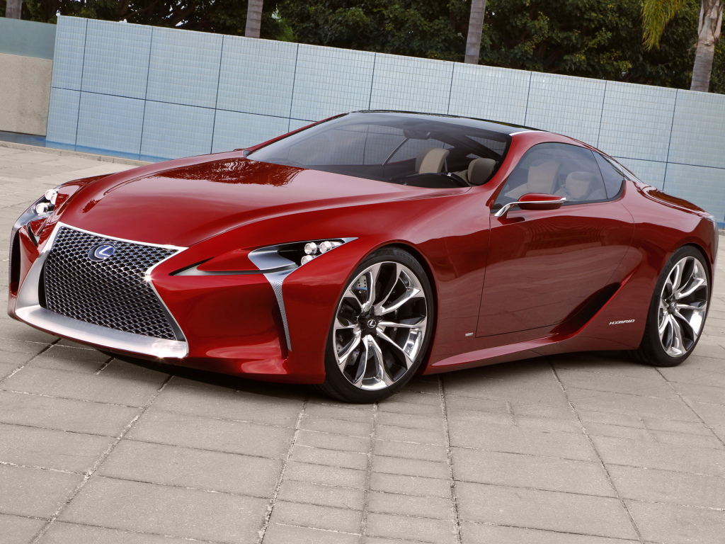 Lexus geeft gas op Detroit Auto Show 2016 met Lexus LF-LC Concept in Detroit.