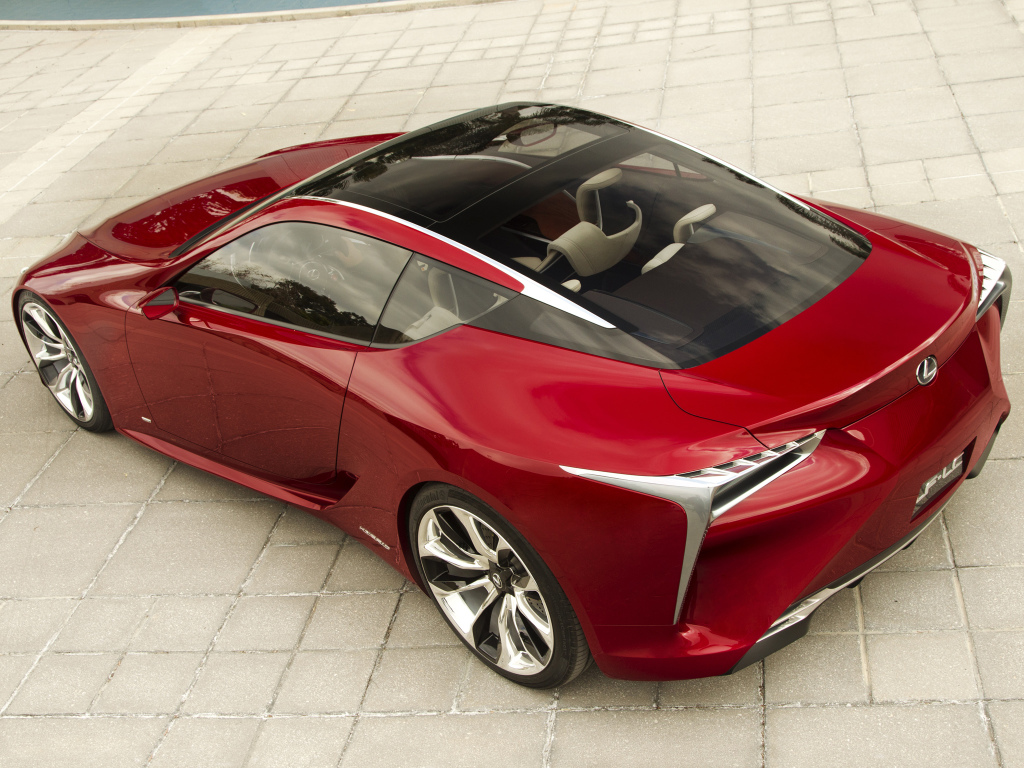 Lexus geeft gas op Detroit Auto Show 2016 met Lexus LF-LC Concept in Detroit.