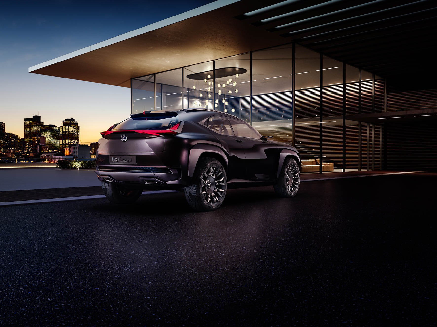 Lexus laat op de Autosalon van Parijs de UX Concept zien, mogelijk de Lexus van de toekomst.