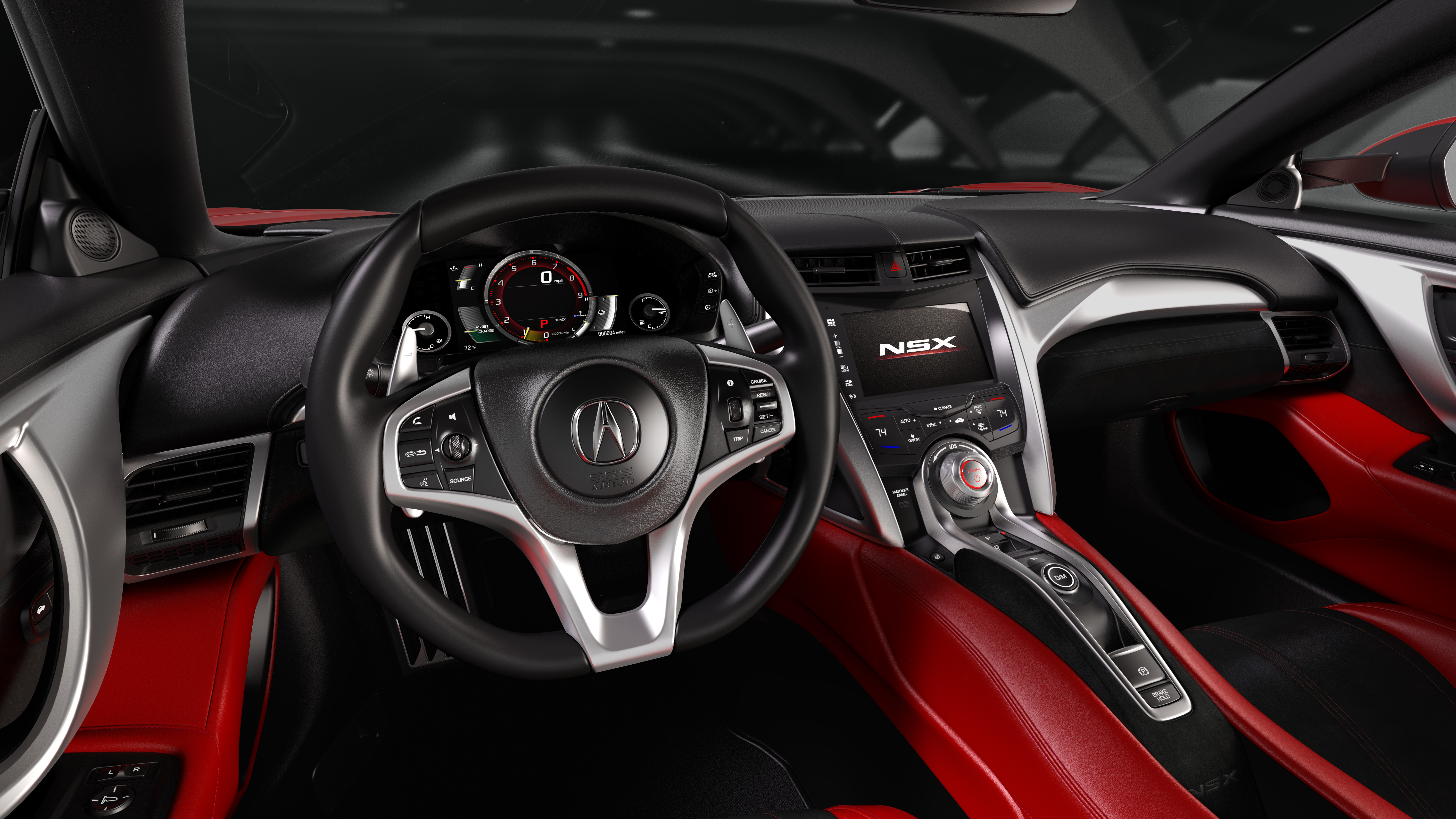Onthulling Honda NSX als Acura NSX in Detroit tijdens NAIAS 2015.
