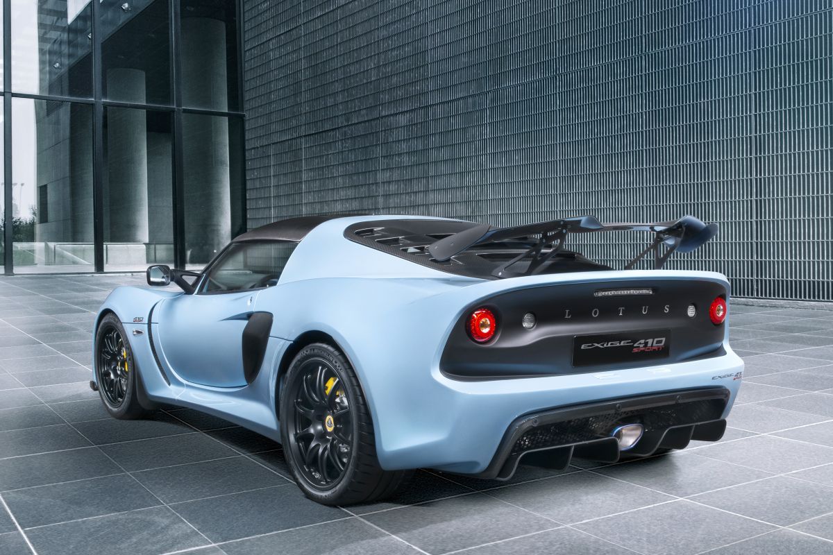Lotus Exige nu ook als Sport 410