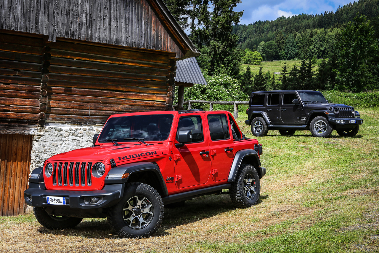 Jeep lanceert in september de nieuwe Wrangler op de Europese markt alleen met viercilinder motoren.