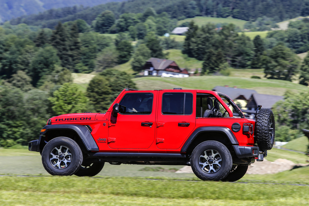 Jeep lanceert in september de nieuwe Wrangler op de Europese markt alleen met viercilinder motoren.