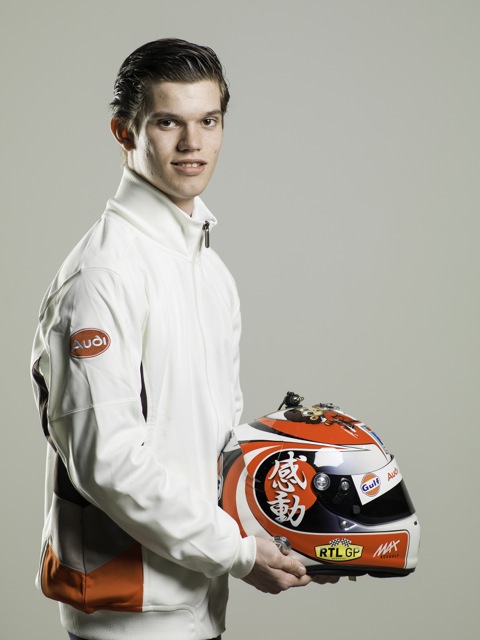 Max Koebolt met Audi R8 en Gulf Nederland in Blancpain Endurance Series 2015.
