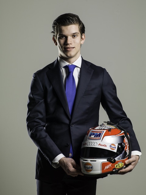 Max Koebolt met Audi R8 en Gulf Nederland in Blancpain Endurance Series 2015.
