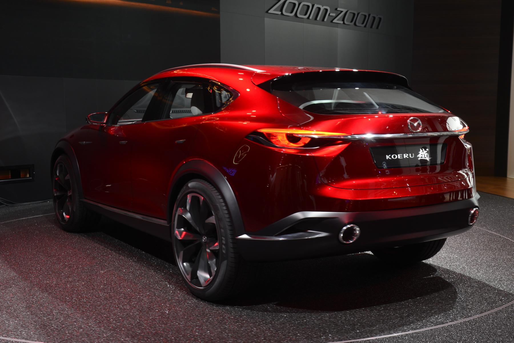 Mazda presenteert Koeru Concept Car als een grotere en elegante SUV. Gezien zijn afmetingen een fraaie voorbode voor een eventuele CX-6.