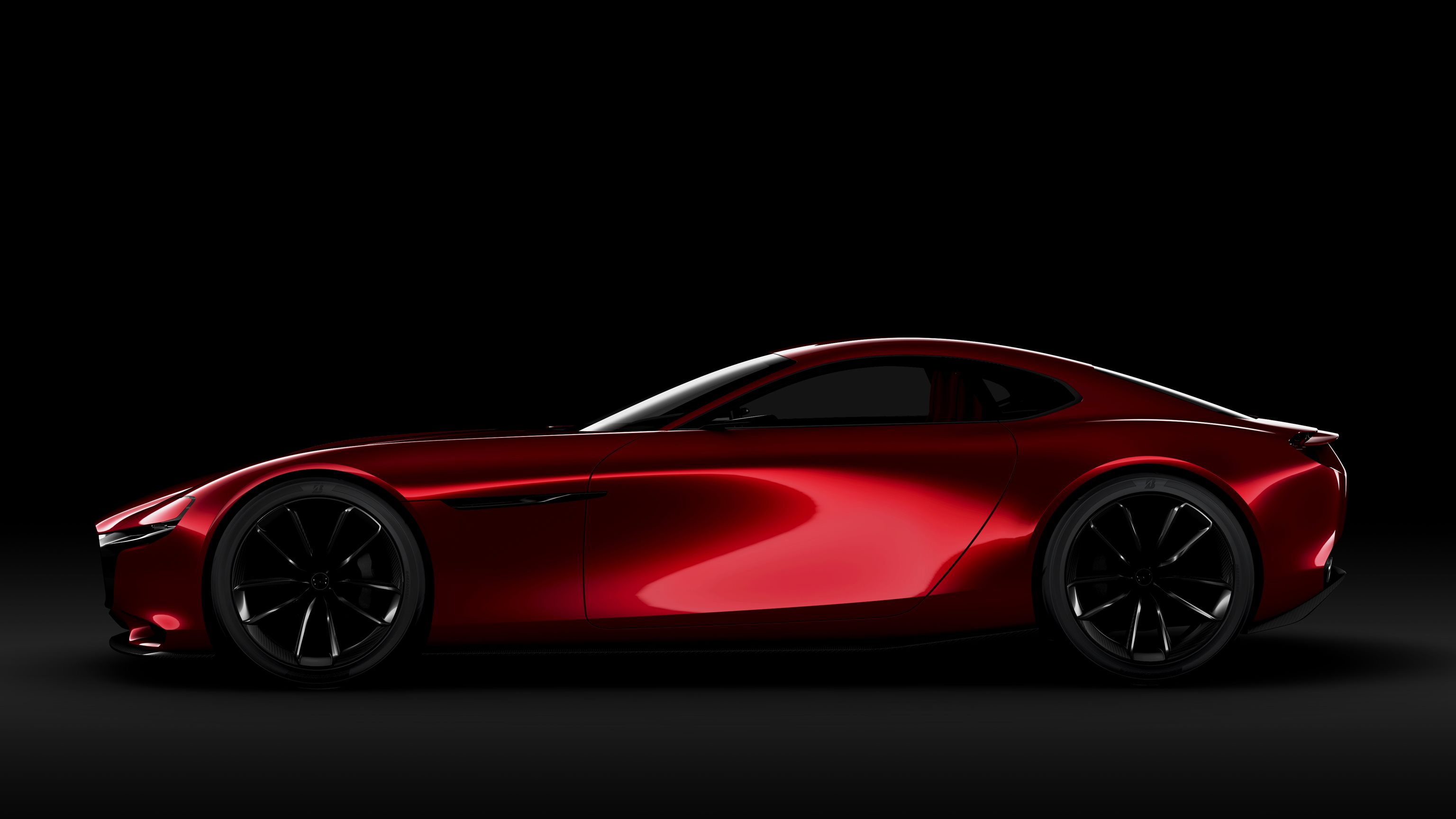 Mazda onthult spectaculaire RX-Vision Concept Car op Tokyo Motor Show. Het spectaculaire studiemodel is uitgerust met een rotatiemotor.