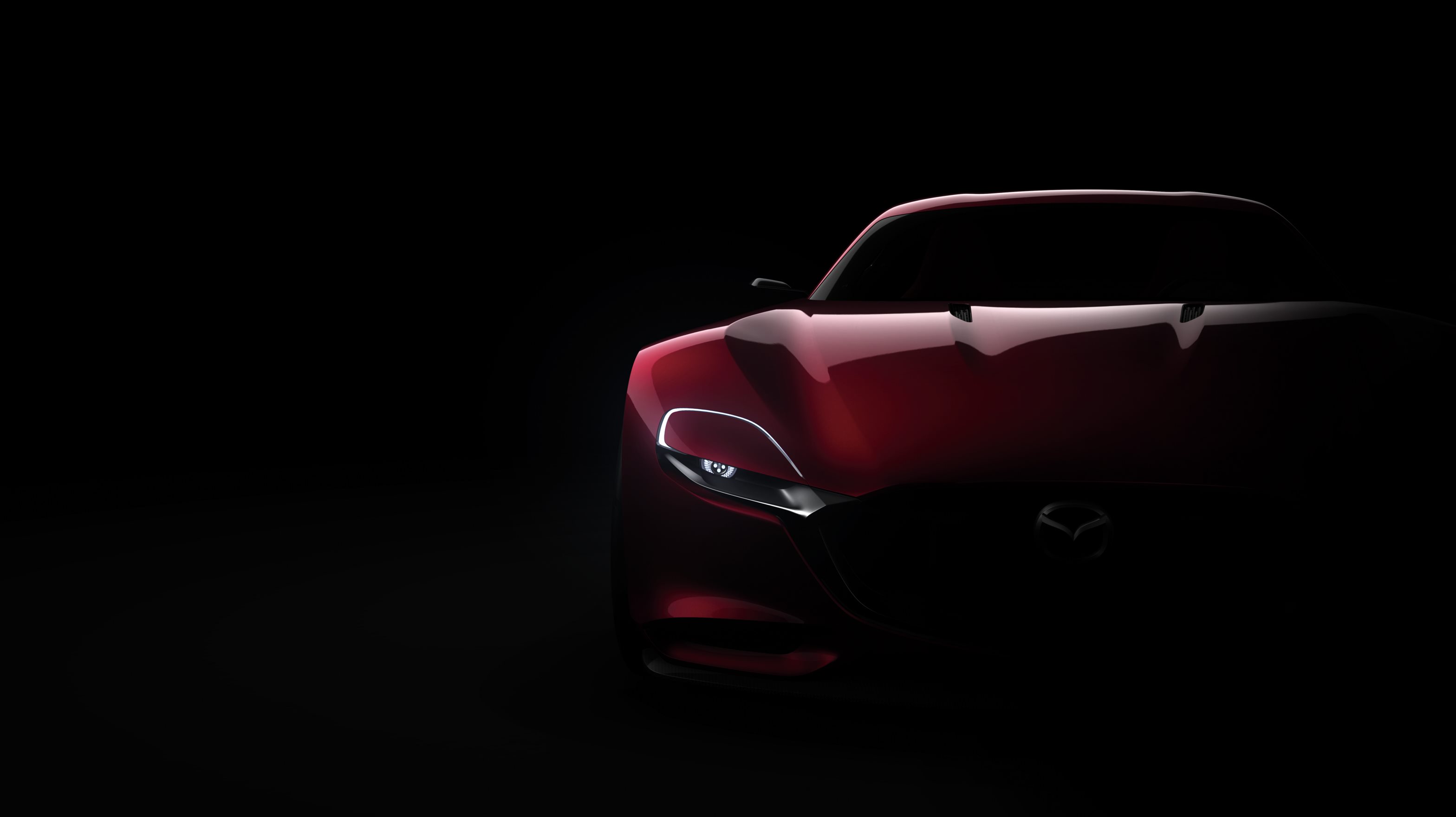 Mazda onthult spectaculaire RX-Vision Concept Car op Tokyo Motor Show. Het spectaculaire studiemodel is uitgerust met een rotatiemotor.